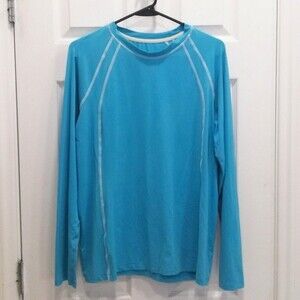Eastern Mountain Sports Blue Long Sleeve Top